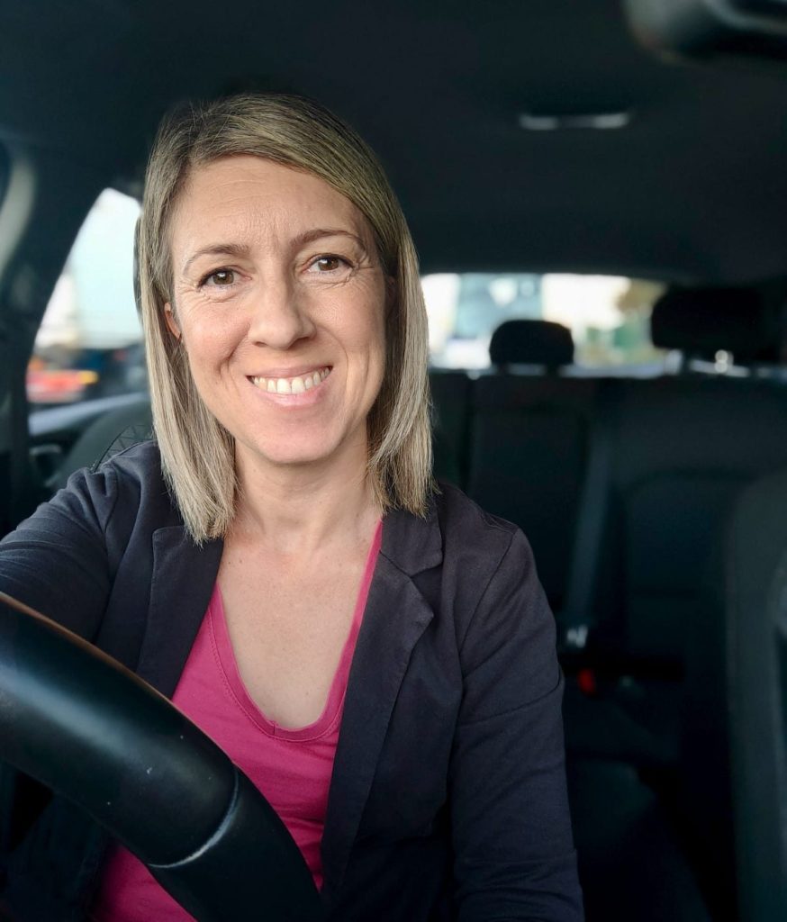 Raquel, taxista en Sabadell y Sant Quirze
